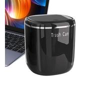 Mini Desk Trash Can - 5,51 pulgadas 2,6 l Press Top Waste Bin | Desktop Bin, Push-Down, Press-To-Open Lid.for Bathroom Kitchen, Bedroom Dorm Room Car and Indoor Outdoor Garbage
