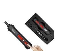 Mini destornillador eléctrico, juego de herramientas inalámbricas,2000 mAh taladros pequeños recargables destornilladores eléctricos de 4V con función de detección de circuito,luz de trabajo LED
