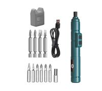 Mini destornillador inalámbrico - Destornillador eléctrico estilo bolígrafo, pequeña herramienta de precisión, juego de reparación compacto multifunción | Kit recargable portátil para electrónica