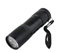 Mini Detección 9 LED UV Ultra Violeta Linterna Luz Negra Lámpara de Luz