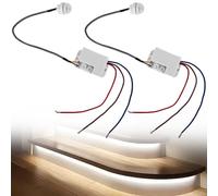 Mini detector de movimiento 220 V, detector de movimiento integrado exterior IP65, 220 V, interruptor automático de sensor infrarrojo para el cuerpo humano, retardo ajustable, con sensor crepuscular