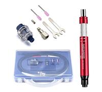 Mini Die Grinder Lápiz Amoladora Aire comprimido con 3 mm (1/8 "), Juego de amoladora multifunción con caja, Rojo