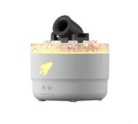 Mini difusor de aroma USB y humidificador con luz LED ajustable para un ambiente calmante (batería blanca)