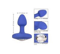 Mini dilatador vibrador de silicona vibrador portátil con piedra