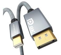 Mini DisplayPort a DisplayPort 1.4 cable 2M, Mini DP 1.4 a DP 8K, 8K60Hz 5K120Hz 4K144Hz 4K120Hz 2K240Hz, HDR G-Sync FreeSync Thunderbolt 2 DP Cable para MacBook (antes de 2017), HP Dell Laptop, NUC,