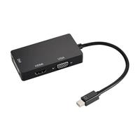 Mini DisplayPort DP a HDMI, VGA y DVI, convertidor para Microsoft Surface Pro 1 2 3 4
