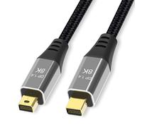Mini DisplayPort to Mini DisplayPort Cable, macho a macho, DP1.4 6.6 Feet - 8K Resolution Ready, compatible con Mini DP DisplayScreen, no compatible con iMac/Mac a MacBook, Not a Thunderbolt Cable