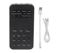 Mini Dispositivo Cambiador de Voz, Tarjeta de Sonido Cambiador de Voz portátil con 8 Efectos de Sonido, máquina portátil de Efectos de Sonido Macho a Hembra para teléfono móvil, computadora
