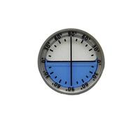 Mini dispositivo de aleación de aluminio de 40 x 10 mm, medidor de ángulo con lente de vidrio de medición de doble dirección de 0-90° para lecturas precisas, cinta de respaldo, para maquinaria de