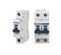 Mini disyuntor de 1000 V, 2 polos, 63 A, 500 V, MCB, interruptor de protección for generación de energía fotovoltaica for energía solar(2P 500V,25A)