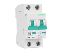 Mini Disyuntor De CC TXL7-63PV 2P, Opciones 12-1000 V 10-63 A, Ruptura 6 KA, Montaje En Riel DIN, Caja Combinadora Solar Fotovoltaica, Inversor Batería, Protección Contra Sobrecarga(25A)