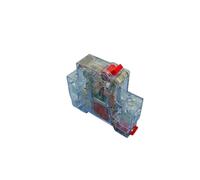 Mini disyuntor de corte transparente for uso doméstico, CA 220 V-400 V, DZ47-63, 1 polo, 6 A, 10 A, 16 A, 20 A, 25 A, 32 A, 40 A, 50 A, 63 A.(40A)
