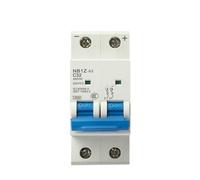 Mini disyuntor doméstico de aire, 2 polos, CC 220 V, CA 400 V, CA/CC, NB1Z-63(10A)