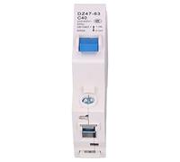 Mini Disyuntor DZ47-63 C40 1P, 230 V/400 V, 40 A, Montaje en Carril DIN, Capacidad de Ruptura 6000 A, Protección Confiable para Sistemas Eléctricos