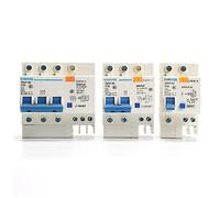 Mini disyuntor eléctrico con protección contra fugas a tierra, DC RCBO MCB DZ47LE, 1P, 2P, 3P, +N, 4P, interruptor de aire batería, 400 V, 6-63 A(25a,4P)