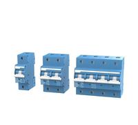 Mini disyuntor MCB de CC de 80 A, 100 A, 125 A, 1P, 2P, 4P, 250 V, 550 V y 1000 V, for sistemas solares fotovoltaicos. Interruptor de protección contra sobrecarga.(2P DC550V,80A)