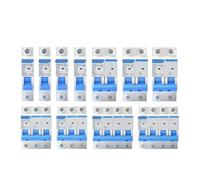 Mini disyuntor NXB-63 DZ47 1p 2p 3p 4p 1A 63A MCB doméstico con indicación, Partes(1p,50A)