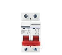 Mini disyuntor solar de 2 polos CC, 1000 V, 6 A/10 A/16 A/20 A/25 A/32 A/40 A/50 A/63 A CC for fotovoltaica(32A)