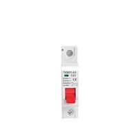 Mini disyuntor solar MCB de 1 polo CC, 500 V, protección contra sobrecargas, 6 A, 10 A, 16 A, 20 A, 25 A, 32 A, 40 A, 50 A, 63 A, fotovoltaico.(32A)