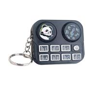 Mini DJ Keychain - Portable Music Player Pendant Keyring, Creative DJ Theme Decorative Charm Accessory, Small Audio Device Style Ornament For Backpack Handbag Purse Travel Party Office Use