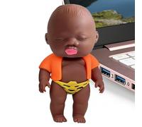 Mini Doll - Pocket Sized Pinch Toy, Sensory Fidget with Cute Design, Stress Relief Tool, Handheld Fun Accessory, Playful Gadget for Kids Girls Children Teens Adult Women Men Kindergarten