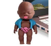 Mini Doll - Pocket Sized Pinch Toy, Sensory Fidget with Cute Design, Stress Relief Tool, Handheld Fun Accessory, Playful Gadget for Kids Girls Children Teens Adult Women Men Kindergarten