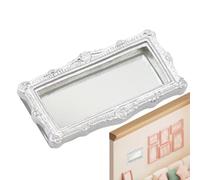 Mini dollhousse Mirror, Resin Mini Furniture, Antique Wall Mirror