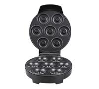 Mini Donut Maker, 7 hoyos con calefacción de doble cara para utensilios de cocina, antiadherente, sartenes para donut para cocina, hogar, cafetería, panadería, postres caseros