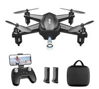 Mini Drone con Cámara 1080P, RC Drone Quadcopter con App WiFi FPV, Modo sin Cabeza, Gravedad RTF, Optical Flow Positioning, 3D Flip, Dron Plegablepara para Principiantes y Niños, Dos Baterías