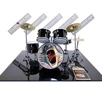 Mini Drum kit Pink Floyd the Wall 1982 álbum de tribute miniature rock 25 cm modelo escalera 1:4 collectible box set batería modelo de colección