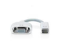 Mini DVI to VGA Adapter Mini-DVI to VGA Female Monitor Video Adapter Cable for Apple MacBook White