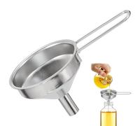 Mini embudo de acero inoxidable | Herramienta de dosificación de líquidos | Embudo para botellas para bebidas, para el hogar, cocina, camping, , viaje, jabón de manos, restaurante y panadero