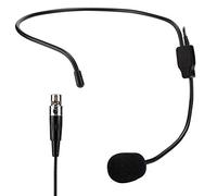 Mini Enchufe TA3F XLR de 3 Pines, Micrófono Inalámbrico Profesional para Uso en la Cabeza, para Transmisor de Petaca Inalámbrico AKG Samson