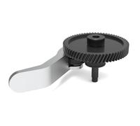 Mini engranaje extrusor A1, engranaje de acero endurecido con revestimiento nano CNC POM para accesorios de impresora 3D A1 Mini con mango de aleación de aluminio
