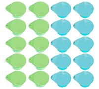 Mini enjuague bucal de 20 piezas, 13 ml de enjuague bucal portátil individual, elementos básicos desechables para el hogar sin alcohol, menta+jazmine té viajero