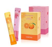 Mini enjuague bucal, enjuague bucal portátil de tamaño de viaje, 0.35 onzas líquidas, empaquetado individualmente, para refrescar el aliento, imprescindible para el trabajo, viajes, citas (40 piezas),