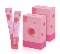 Mini enjuague bucal portátil de tamaño de viaje, 0,35 fl.Oz, envuelto individualmente, para refrescar el aliento, fácil de transportar, imprescindible para el trabajo, viajes (sabor a melocotón, 40