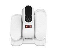 Mini entrenador de pedales blanco, para debajo de la mesa, entrenador de | Mini bicicleta elíptica para el hogar