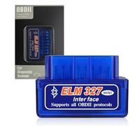 Mini escáner Bluetooth OBD2, Dispositivo de diagnóstico Bluetooth OBD2 Compatible, diagnóstico Bluetooth para iOS y Android, Adaptador OBD2 para automóviles Modernos