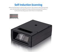 Mini escáner de código de Barras incrustado Autoinducción Inducción un Dimensional Módulo de Lector de Barras Conexión USB Conexión Control de comandos Comando Compatible con