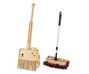Mini Escoba con Recogedor para Niños, con Conciencia De Limpieza, Rosa, Juego De Escoba Y Recogedor para Niños, Juego De Juguetes De Limpieza, Herramientas De Realistas, para Uso De Y N