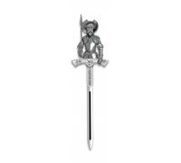 Mini espada de don quijote tole10 imperial, hecho de zamak, tamaño de