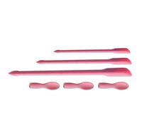 Mini Espátula De Silicona - Rascador De Tarros De Dos Lados Duradero, Herramienta Flexible | Cosméticos Y Cocina Reutilizables Para Maquillaje, Loción, Pasta, Hornear, Belleza, Mezcla De