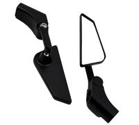 Mini Espejo Lateral Negro para Motocicleta Espejos Retrovisores De 8mm 10mm Touring Dirt Bike Scooter para Yamaha XT660 WR250 WR125 XT125 Majesty X-MAX X-City