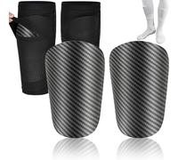 Mini espinilleras Futbol, espinilleras pequeñas, Mini espinilleras Extra, Juego de 2 espinilleras de fútbol, Equipo de protección Deportiva, para Hombre Mujer niños niñas (B-10x6cm)