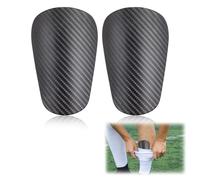 Mini Espinilleras Futbol, Gris Oscuro Mini Espinilleras Extra Jóvenes y Adultos, Equipo Deportivo de Espinilleras para Hombres, Mujeres, Niños y Niñas, Mini Espinilleras Futbol(Fibra de Carbono)