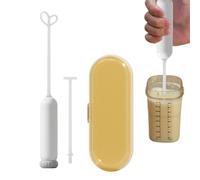 Mini espumadora - Batidor de mano, herramienta compacta para espumar café, licuadora de bebidas con eje de acero inoxidable para lattes, batidos, té, batir huevos, bebidas calientes de