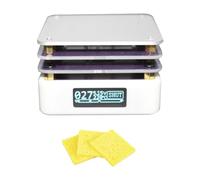 Mini estación de precalentamiento de placa caliente, portátil, 65 W, estación de calentamiento de soldadura con 3 esponjas