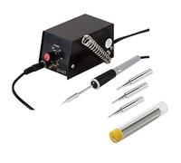 Mini estación de soldadura ZD-927 con estaño de regalo y 3 puntas incluidas, 8 W, soldador con punta fina de 0,3 mm para pequeñas soldaduras de precisión. Temperatura ajustable 100 - 450 °C