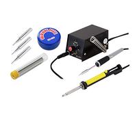 Mini estación de soldadura ZD-927 estaño + 3 puntas + pasta soldadora + bomba eléctrica para aspirar estanque con calefactor 8 W soldador punta fina 0,3 mm pequeñas soldaduras de precisión temperatura